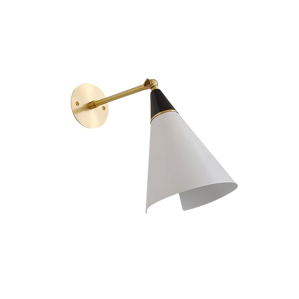 Lampada da parete direzionale - Lampada da lavoro per corridoio nera opaca